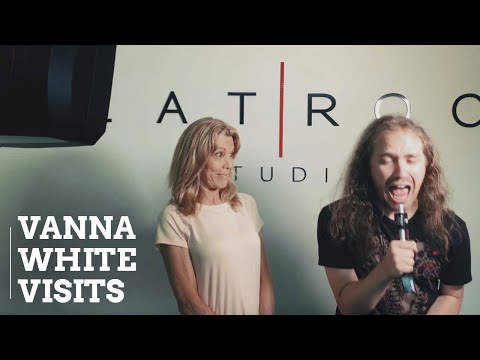 Vanna White Visits Set! | ELECTRIC JESUS BTS