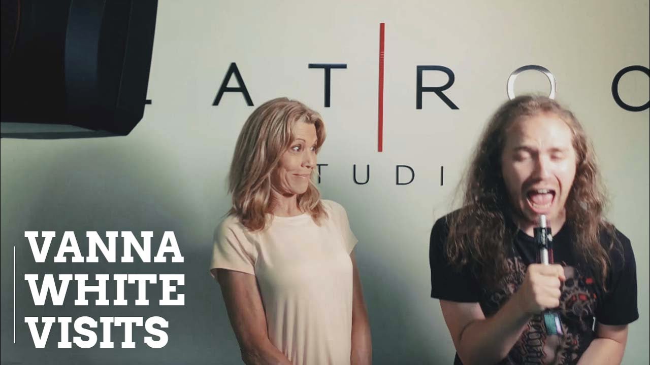 Vanna White Visits Set! | ELECTRIC JESUS BTS