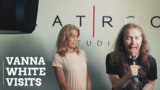 Vanna White Visits Set! | ELECTRIC JESUS BTS