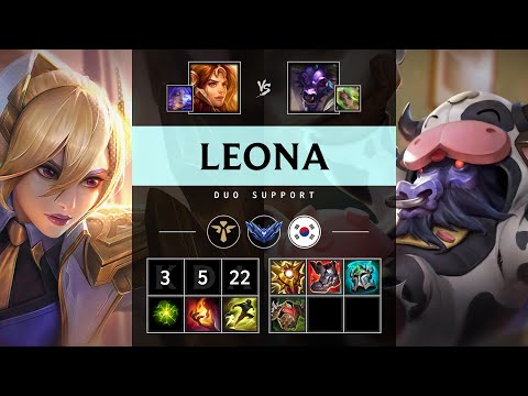 Leona Support vs Alistar - KR Diamond Patch 25.16
