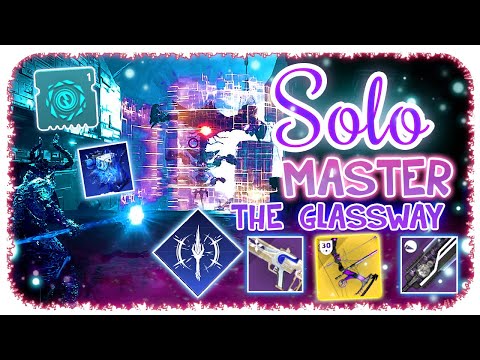 Solo 1610 Master Nightfall Warlock - The Glassway- Destiny 2 Commentary Platinum Rank