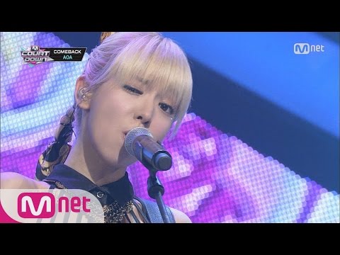 [STAR ZOOM IN] AOA - MOYA [M COUNTDOWN Ep.344] 160204 EP.49