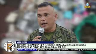 Bangkay ng isang CPP-NPA Terrorists at mga kagamitang pandigma narekober ng 75IB