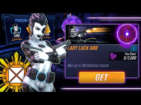 Domino!!! (Lady Luck) Orb Opening [X-Force] - Marvel Strike Force MSF