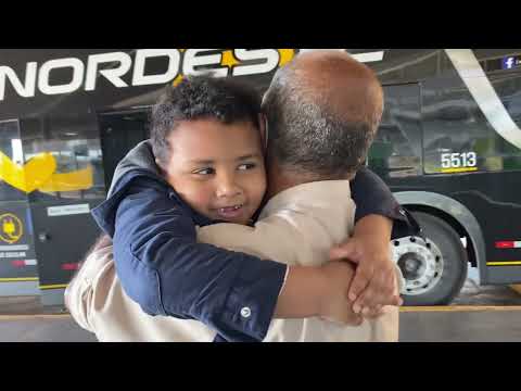 Chegada do vovô James em Toledo Pr