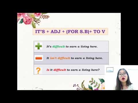 Lição 1: É + ADJ + (PARA SB) + TO V