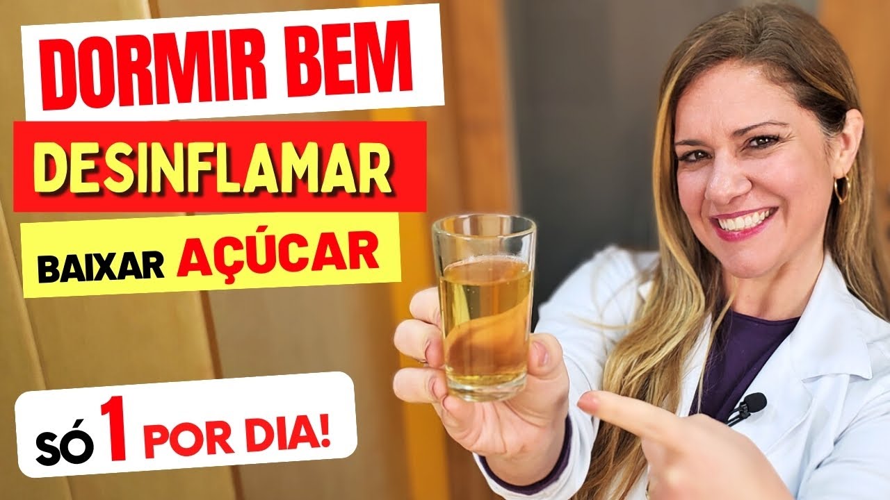 Só 1 POR DIA, Depois do Jantar, para DESINFLAMAR, DORMIR BEM e BAIXAR AÇÚCAR NO SANGUE - Fácil!
