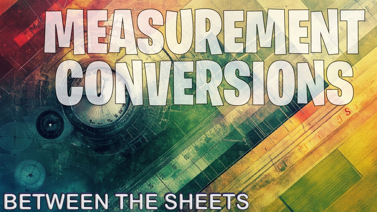 Excel can convert meaurements for you