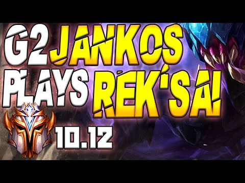 G2 Jankos Plays Rek'Sai Jungle vs Gravs Jungle - 10.12