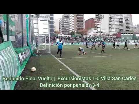 Reducido Final Vuelta | Excursionistas 1 (3)-(4) 0 Villa San Carlos.