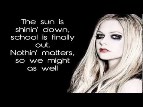 Avril Lavigne - Bitchin' Summer ( Lyrics )