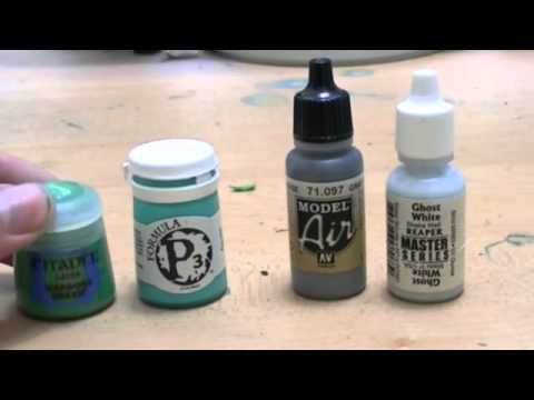 Miniature Painting 101 - Part 2 - All about Paints