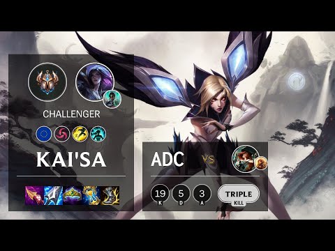 Kai'Sa ADC vs Miss Fortune - EUW Challenger Patch 11.24b