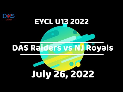 EYCL 2022 U13 - DAS Raiders Jr. Blackcaps vs NJ Royals, June 26, 2022