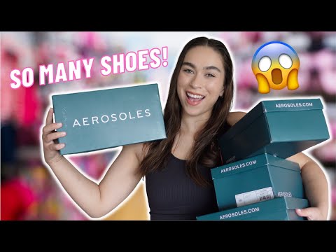 Estou com um problema... Aerosoles Shoes unboxing, experimente e revise