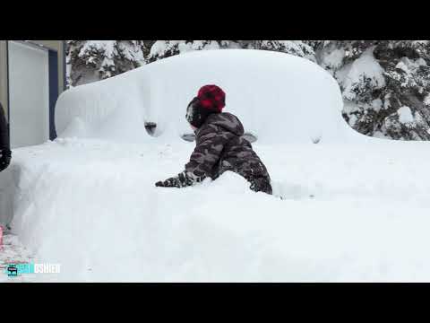Blizzard Clean Up in Buffalo, New York