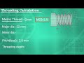 How to Make Threading Calculation|| Metric thread Calculation Without Chart💥💥💥😲😲😲