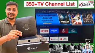 Airtel Xstream Fiber 599 Plan All TV Channel Guide | Set top box Full Channels List | 22 OTT APP