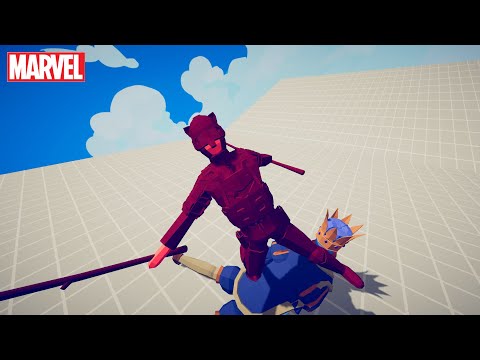 DAREDEVIL (MARVEL) VS EVERY UNIT IN TABS | Totally Accurate Battle Simulator