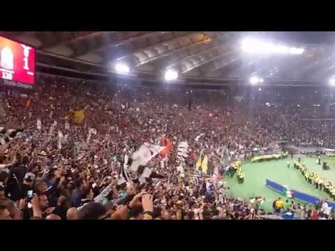 Juventus Lazio finale di coppa italia 2015 con il JCD "G.Scirea" di Santa Lucia del Mela (ME)