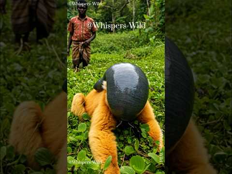 What Was on This Poor Monkey's Back A Brave Man's Surprising Rescue!