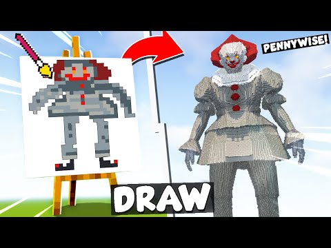 NOOB vs PRO: DRAWING BUILD COMPETITION in Minecraft [Episode 7]