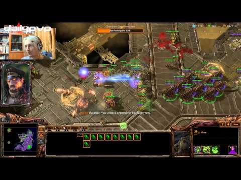 Starcraft 2: Heart of the Swarm Campaign Walkthrough Mission 13 (13.1) Skygeirr *INFESTED*, Brutal