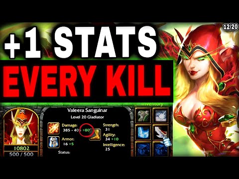 Every Kill = +1 Stats 📈 Valeera Sanguinar | Survival Chaos (Blood Elf Valeera & Lava Spawns 13/22)