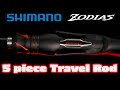 new travel fishing rod shimano zodias 5 piece