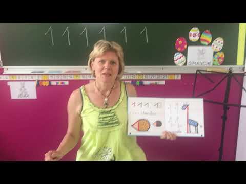 Apprendre à écrire le chiffre 1 en petite section