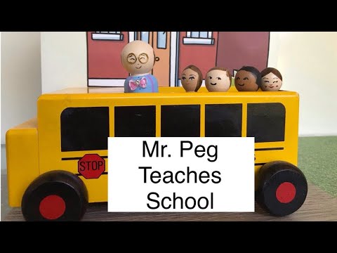 Mr. Peg Teaches School #pegsellentadventures #backtoschool #trendingvideo