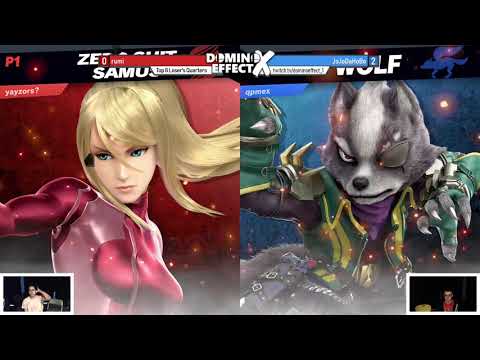 Domino Effect X [SSBU Singles] - rumi (Zero Suit Samus) vs. JoJoDaHoBo (Wolf)