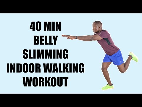 45 Minute Intense Running Workout at Home for Slimming 400 Calories
