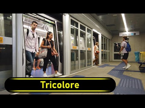Metro Station Tricolore - Milan 🇮🇹 - Walkthrough 🚶