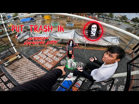 "😱"Parkour POV: Chased by Serbian Dancing Lady 😱🩸 for Littering at Abandoned Theme Park 🎢👻"