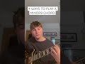 Minor 9 Chord Inversions Guitar Guitarlesson Guitarist Music Shorts