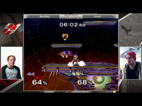 Jizzard (Falco) vs. Tempo | Westballz (Fox, Falcon) | SSBM WQF | SSN6