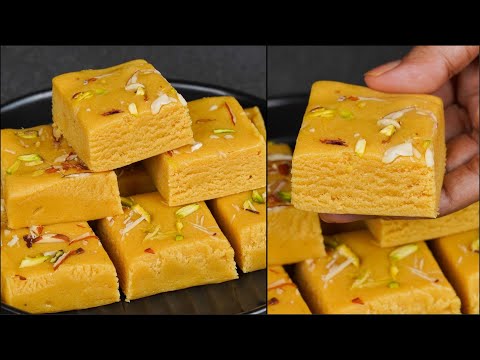 Besan Barfi Recipe | Gram Flour Sweets | Besan Ki Barfi | How To Make Besan Barfi | N'Oven