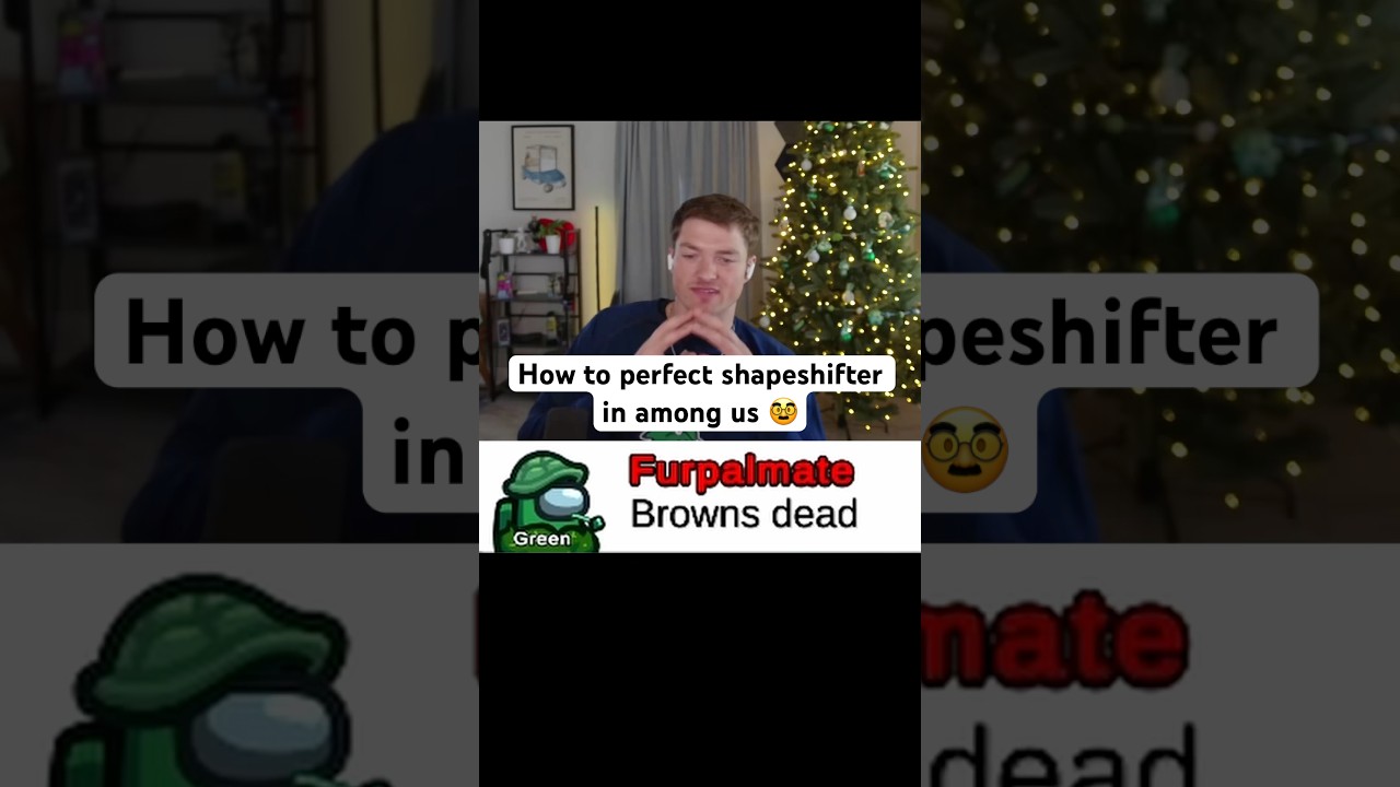 How to use shapeshifter in Among Us: My best work yet #amongus #shapeshifter