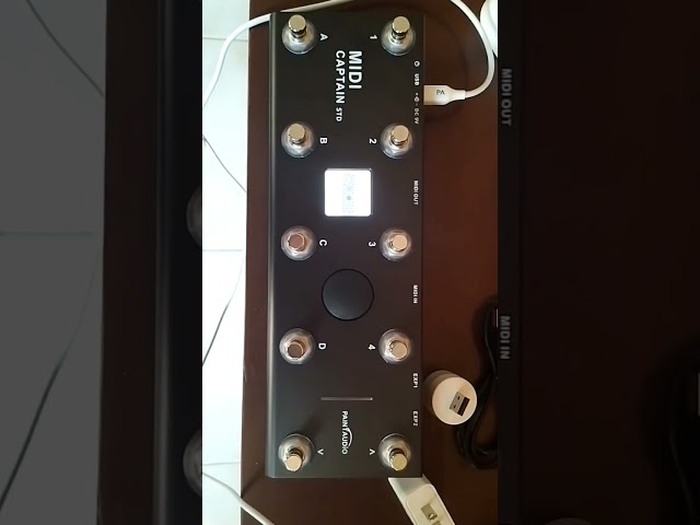Vídeo relacionado con PAINTAUDIO MIDI Captain Controlador de pie multi-efectos para teclados sintetizador USB-MIDI software musical Bias con función Time Engine Soporte para todos los PC/CC/Note commander 10 interruptores