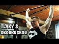 TLAKY S OBOURUČNÍ ČINKOU VE STOJE NAD HLAVU | Komplexní cvik