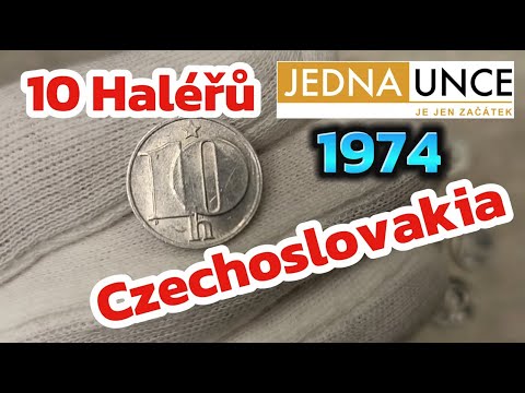 CZECHOSLOVAKIA 10 Haléřů ČSSR, ČSFR 1974 - 1992 Standard Circulation Coin EDUCATIONAL Kremnica