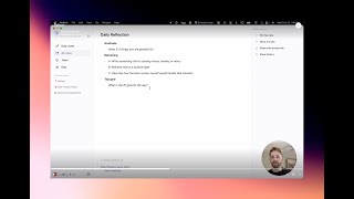 How to write daily reflections in your notes