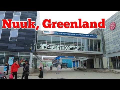 Walking tour thru some of the streets of downtown Nuuk, Greenland
