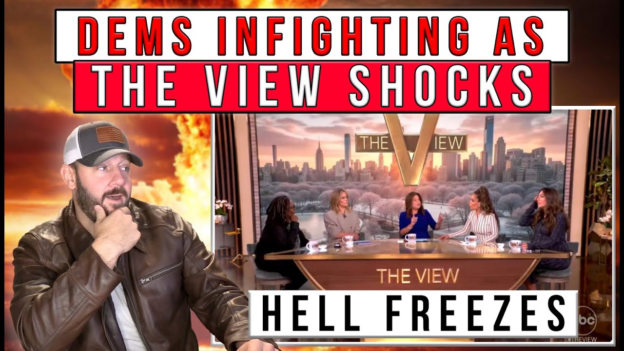 HELL FROZEN As Centrist Dems Jump Ship & The View Of All Places Praises DONALD TRUMP...