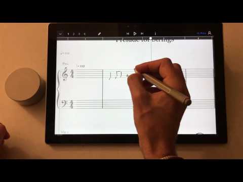 Using Surface Dial with StaffPad
