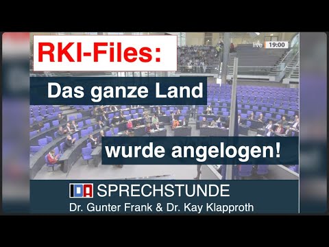 „RKI-Files: Das ganze Land wurde angelogen“ IDA-SPRECHSTUNDE -  Dr. Gunter Frank & Dr. Kay Klapproth