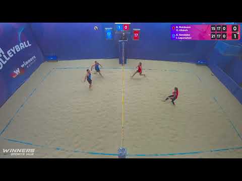 19:15 B. Moldovan / O. Klishch - A. Kandyba / I. Laponohov 26.10.2022 | Winners Beach Volleyball