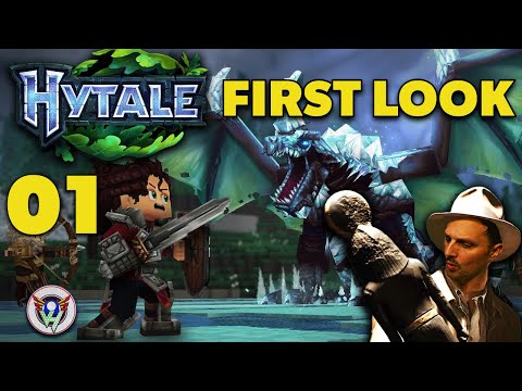 New Adventure Sandbox Game! - Exploring HYTALE LIVE