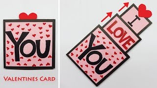 Valentines Day Cards | Valentine Cards Handmade Easy | Greeting Cards Latest Design Handmade | #172